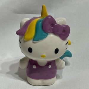 Hello Kitty Unicorn Sanrio Ceramic Salt Shaker Great Condition